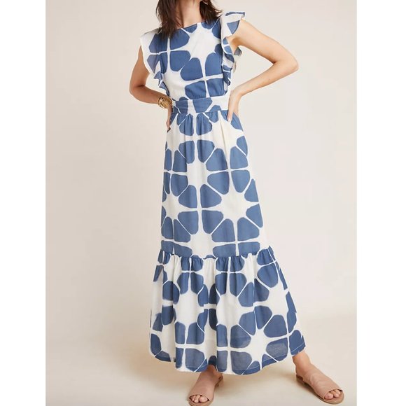 Anthropologie Dresses & Skirts - Anthropologie Seville Ruffle Maxi Dress THE ODELLS S
